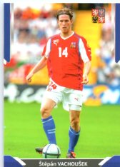 fotbalová kartička 2022 Pro Arena Repre v srdcích Blue Series 12 Štěpán Vachoušek