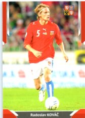 fotbalová kartička 2022 Pro Arena Repre v srdcích Red Series 8 Radoslav Kováč