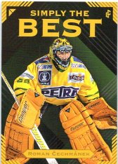 Legendary Cards Simply The Best 6 Roman Čechmánek 1997 HC Petra Vsetín