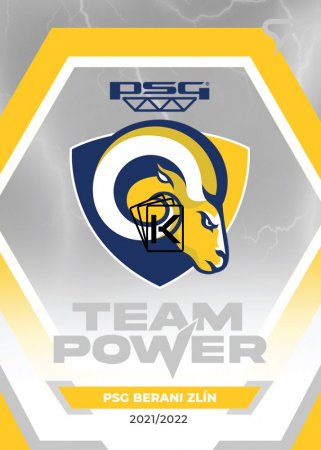 hokejová kartička 2021-22 SportZoo Tipsport Extraliga Team Power TP-38 Týmové Logo PSG Berani Zlín