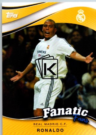 fotbalová kartička 2024-25 Topps Real Madrid CF Fan Set Fanatics Fans FF-3 Ronaldo Nazario