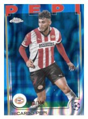 fotbalová kartička 2024-25 Topps Chrome Refractor 63 - Ricardo Pepi limit 002/150