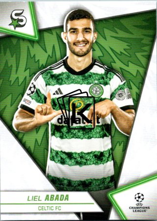 Fotbalová kartička 2023-24 Topps Superstars UEFA Club Competitions 43 Liel Abada (Celtic FC)
