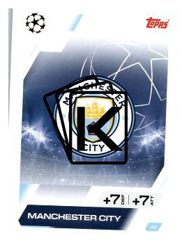 fotbalová kartička 2025-26 Topps Match Attax UCC 46 Team Logo (Manchester City)