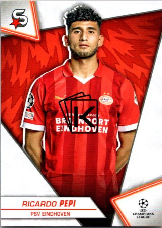 Fotbalová kartička 2023-24 Topps Superstars UEFA Club Competitions 119 Ricardo Pepi (PSV Eindhoven)