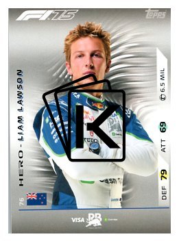 2025 Topps Turbo Attax F1 VCARB  76	Liam Lawson