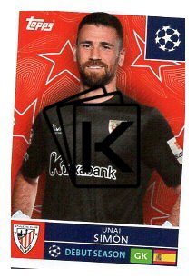 2025-26 Topps Champions League AC Bilbao 100 Unai Simon
