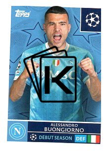 2025-26 Topps Champions League  SSC Napoli 429 Alessandro Buongiorno