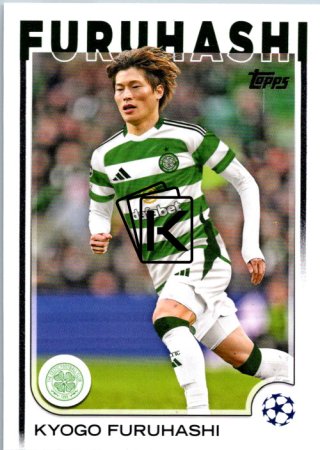 fotbalová kartička 2024-25 Topps UEFA Club Competitions Flagship 140 Kyogo Furuhashi Celtic FC