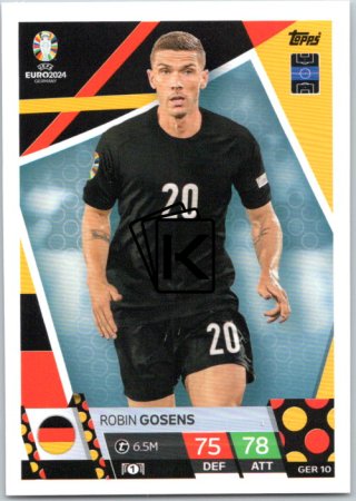 fotbalová karta Topps Match Attax EURO 2024 GER10 Robin Gosens (Germany)