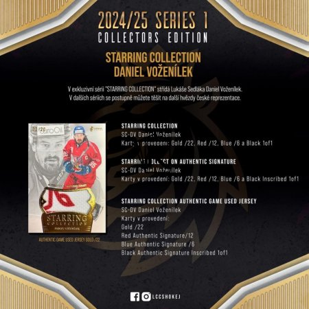 2024 25 Legendary Cards Český Hokej - Series 1 Collectors Edition Case ( 6 boxů)