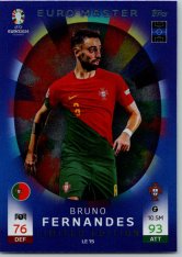 fotbalová karta Topps Match Attax EURO 2024 EURO Master Limited Edition LE 15. Bruno Fernandes (Portugal)