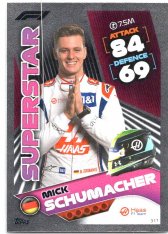 2022 Topps Formule 1Turbo Attax F1 Superstars 317 Mick Schumacher (Haas)