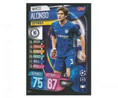 Fotbalová kartička 2019-2020  Topps Champions League Match Attax - Chelsea FC - Marcos Alonso 5