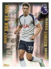 fotbalová kartička 2025-26 Topps  Premier League - Classic Limited Edition LE16 Micky van de Ven (Tottenham Hotspur)