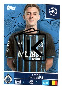 2025-26 Topps Champions League  Club Brugge 485 Joaquin Seys-KOPIE
