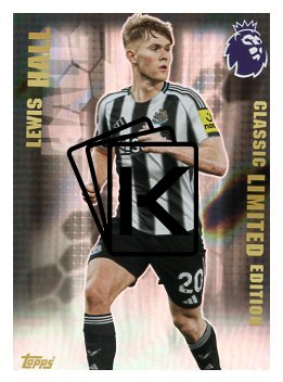 fotbalová kartička 2025-26 Topps  Premier League - Classic Limited Edition LE14 Lewis Hall (Newcastle United)