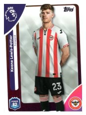 fotbalová kartička 2025-26 Topps  Premier League 66 Keane Lewis-Potter (Brentford)