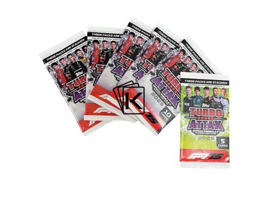 2025 Topps Turbo Attax Formule 1 Balíček 5+1