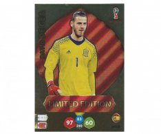 Fotbalová kartička Panini Adrenalynl XL World Cup Russia 2018 Limited Edition David De Gea