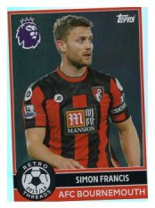 fotbalová kartička 2025-26 Topps  Premier League - Retro Threads -383 Simon Francis (AFC Bournemouth)