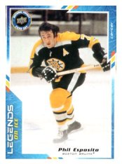 hokejová kartička 2023-24 UD National Card Day NHCD-29 Phil Esposito Boston Bruins