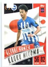 2023-24 Topps Match Attax EXTRA UEFA Club Competition Global Gamer 202 Kaoru Mitoma (Brighton and Hove Albion)