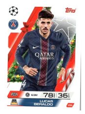 fotbalová kartička 2025-26 Topps Match Attax UCC Winter Collection Paris Saint-Germain 231 Lucas Beraldo