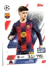 fotbalová kartička 2025-26 Topps Match Attax UCC 116 Pau Victor (FC Barcelona)