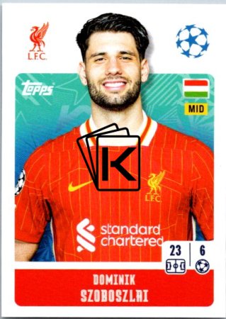 2024-25 Topps Champions League 265 Dominik Szoboszlai (Liverpool)