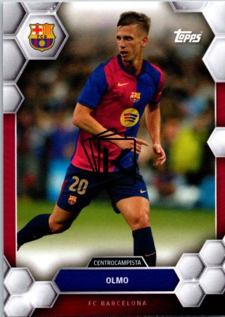 fotbalová kartička 2024-25 Topps FC Barcelona Fan Set 7 Dani Olmo