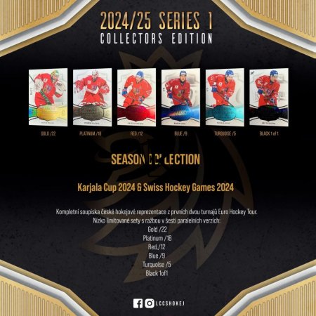 2024 25 Legendary Cards Český Hokej - Series 1 Collectors Edition Case ( 6 boxů)