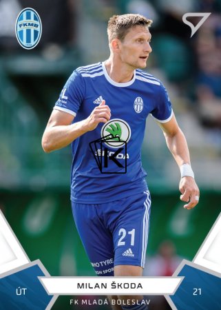 fotbalová kartička 2021-22 SportZoo Fortuna Liga 123 Milan Škoda FK Mladá Boleslav