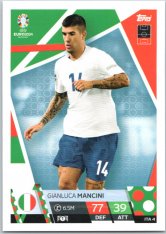 fotbalová karta Topps Match Attax EURO 2024 ITA4 Gianluca Mancini (Italy)