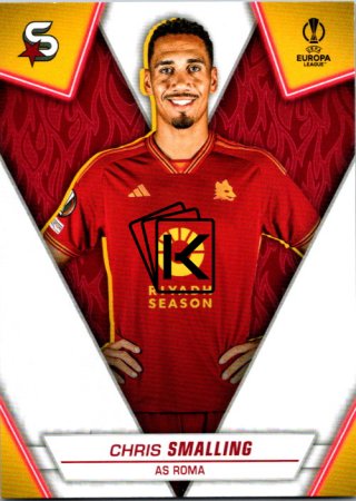Fotbalová kartička 2023-24 Topps Superstars UEFA Club Competitions 17 Chris Smalling (AS Roma)