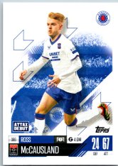 fotbalová kartička 2024-25 Topps Match Attax UEFA Club Competitions 386 Ross McCausland (Rangers FC)  -  Attax Debut