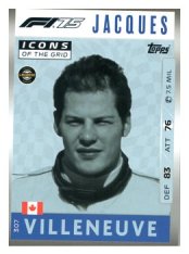 2025 Topps Turbo Attax F1  Icons of the Grid   307 Jacques Villeneuve