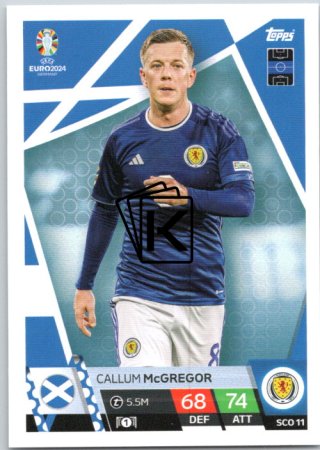 fotbalová karta Topps Match Attax EURO 2024 SCO11 Callum McGregor (Scotland)