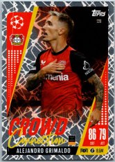 Fotbalová kartička 2024-25 Topps Match Attax EXTRA UEFA Club Competitions Crowd Connection 228 Alejandro Grimaldo (Bayer 04 Leverkusen)