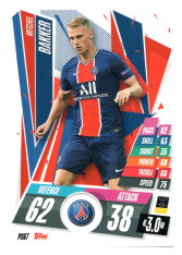 fotbalová kartička Topps Match Attax Champions League 2020-21 PSG7 Mitchel Bakker PSG