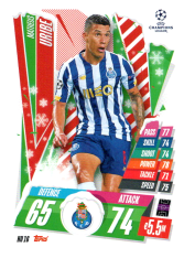 fotbalová kartička 2020-21 Topps Match Attax Champions League HU16 Matheus Uribe FC Porto
