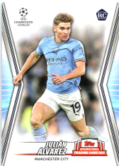 Fotbalová kartička 2022-23 Topps NTCD-18 Julian Alvarez Manchester City RC