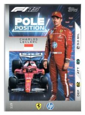 2025 Topps Turbo Attax F1 Scuderia Ferrari HP Pole Positions  119 Charles Leclerc