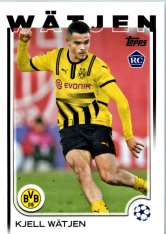 fotbalová kartička 2024-25 Topps UEFA Club Competitions Flagship 118 Kjell Wätjen RC Borussia Dortmund