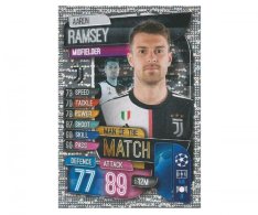 Fotbalová kartička 2019-2020  Topps Champions League Match Attax -  Man of the Match Aaron Ramsey Juventus