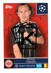2025-26 Topps Champions League Eintracht Frankfurt 171 Arthur Theate