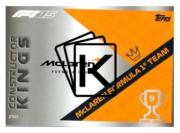 2025 Topps Turbo Attax F1 Mclaren F1 Team Constructor Kings  290
