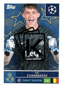 2025-26 Topps Champions League  Union SG 454 Vic Chambaere