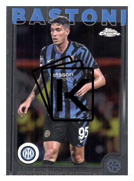fotbalová kartička 2024-25 Topps Chrome UCC 2 Alessandro Bastoni, FC Internazionale Milano