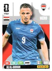 fotbalová kartička World Cup 2026 Adrenalyn XL  FTS47.  Ali Al-Hamadi (Iraq)